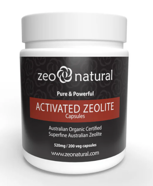 Activated Zeolite (Clinoptilolite) Capsules