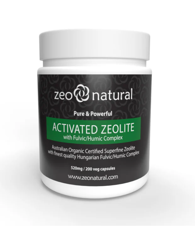 Activated Zeolite (Clinoptilolite) + Fulvic/Humic Acid Capsules